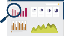 Image showing various charts and graphs depicting results